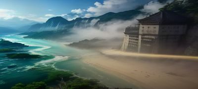 威尼斯人豪华套房内景，落地窗外运河景色一览无余，大理石浴室与金色装饰彰显极致奢华